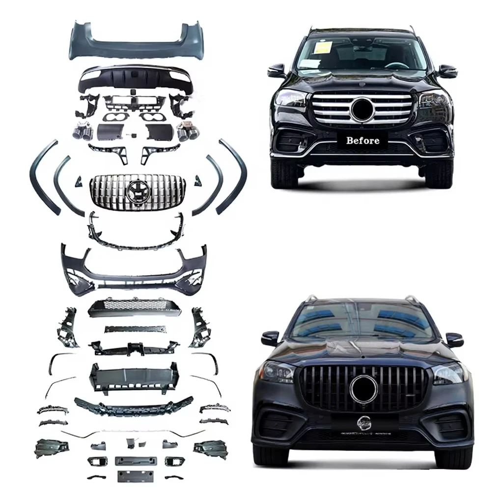 

X167 Bodykit for 2020+ GLS X167 GLS450 GLS500 GLS550 to GLS53 Car Bumper GLS Car Grille Car Body Kit