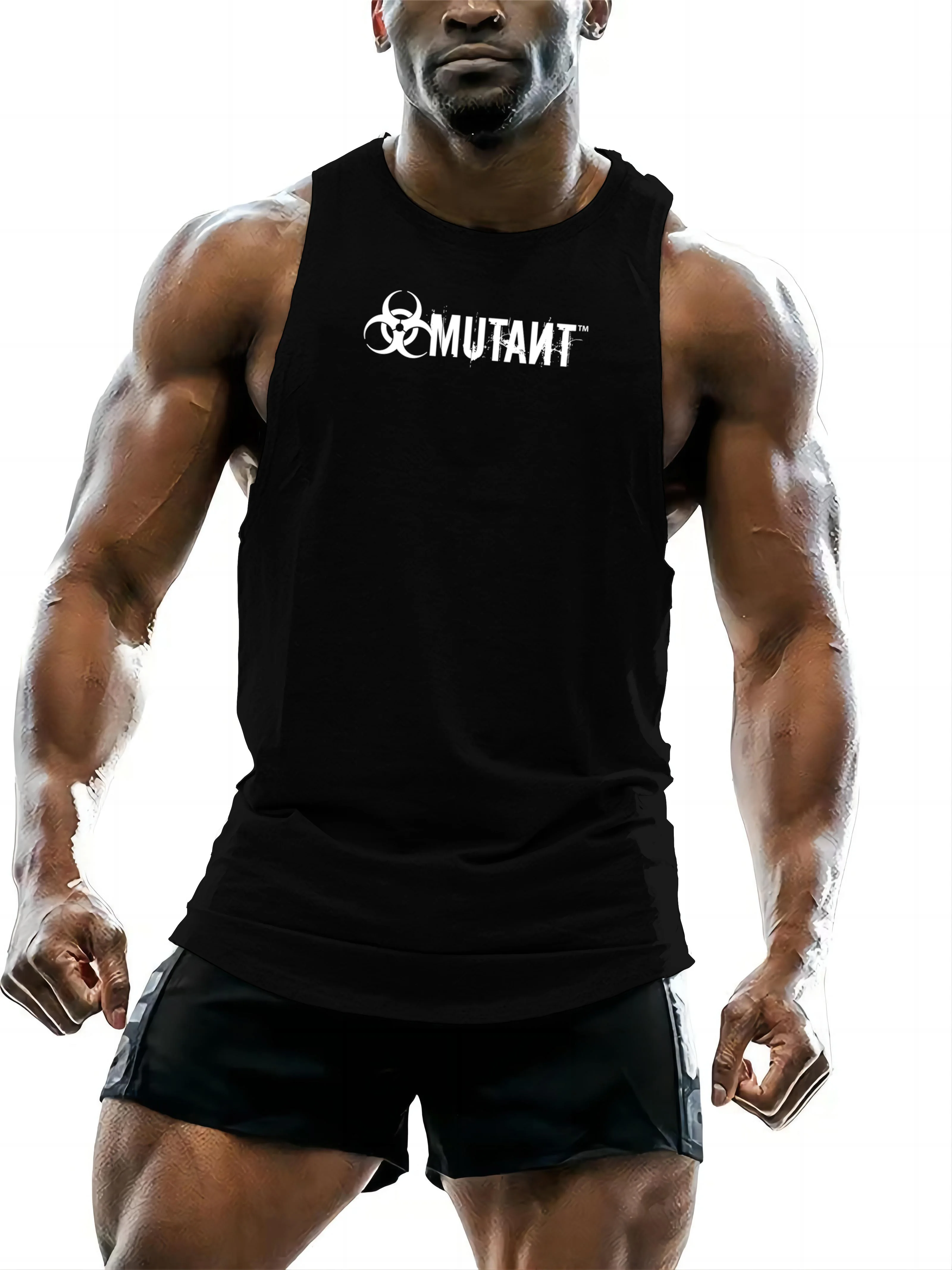 Men's vests go out training outdoor sports comfortable print four seasons with leisure breathable basketball fitness multi-color image 4