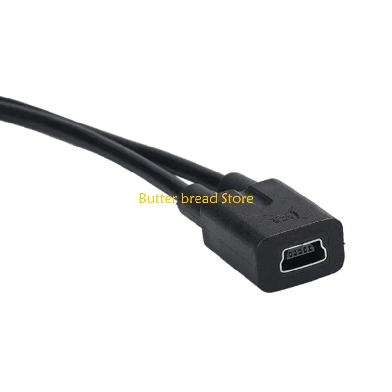 W89C Compact Mini USB 5p Женский до типа C Мужчина и мини -USB 5p мужской зарядный шнур