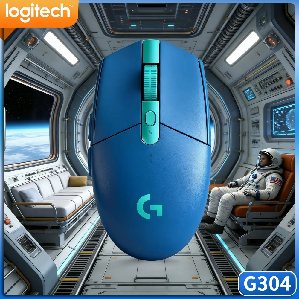 Logitech G304 LIGHTSPEED Wireless Mouse,Smooth Multi‑Surface Matte Non‑Slip For Dorm Gamer Freelancer Household Office Work