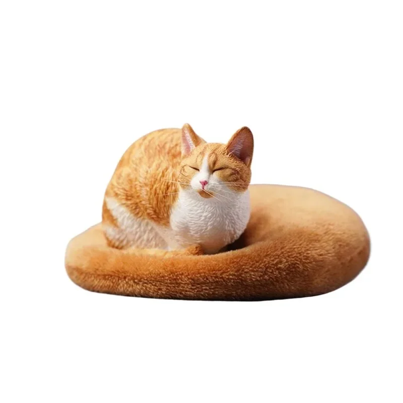 Sleepy cat model, cute healing cat figure peripheral tide play creative ornament