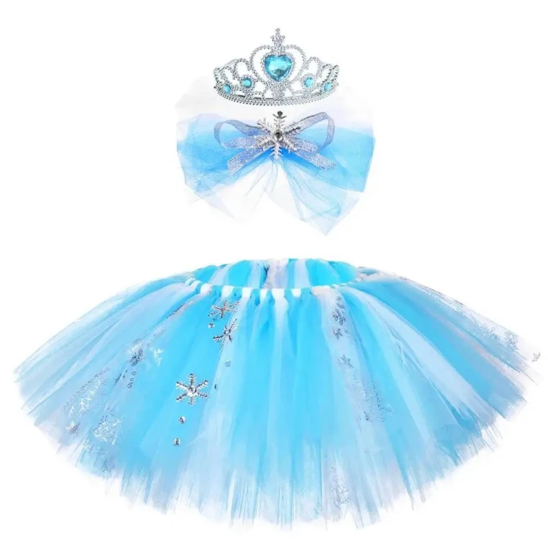 

Tulle Princess for Baby Girls Kids Tutu Skirt Skirts Children Christmas Costume Birthday Gift Toddler Baby Girl Tutus with Crown