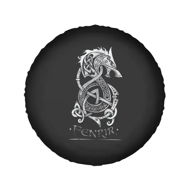 Fenrir The Monster Wolf Spare Tire Cover for Mitsubishi Pajero Vikings SUV RV 4WD Car Wheel Protectors 14