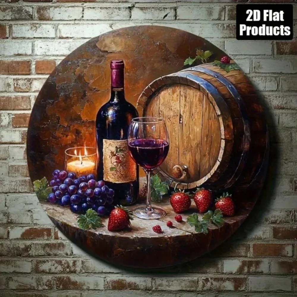 1PC Wine Themed Dec… - image