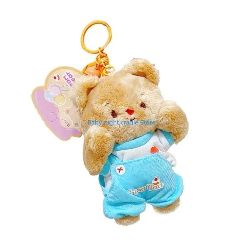 J2ff Butter Bear Keychain Girl Girl Purse Pends para Decors bolsos Accesorios