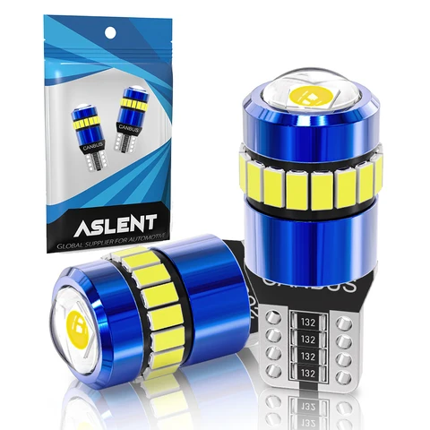 2 шт. T10 W5W LED CANBUS без ошибок 12 В боковые внутренние фонари автомобиля 168 194 3030 3014 5 Вт для BMW Audi супер яркие салонные фонари автомобиля