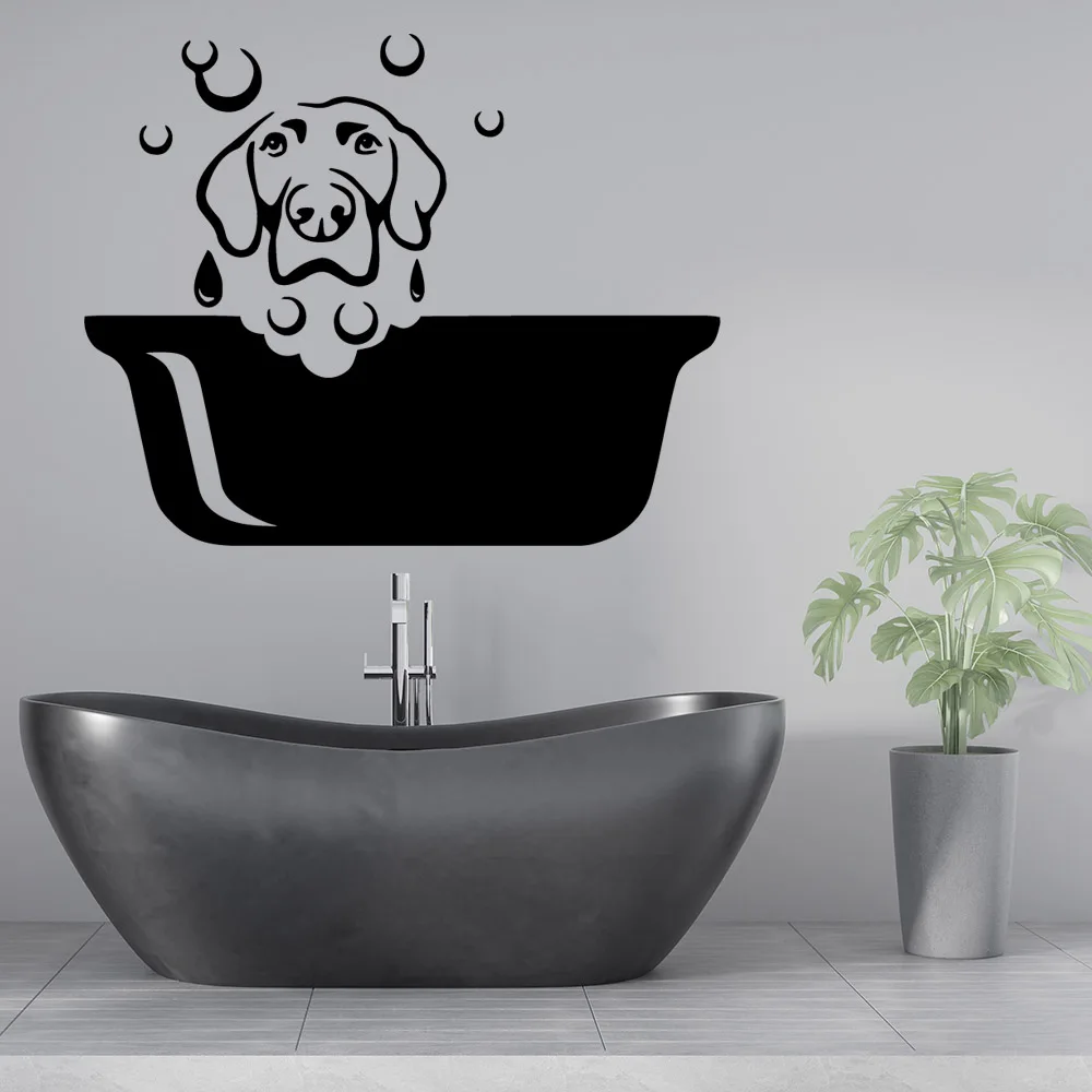 Cartoon Pet dog Wall Stickers Decorative Sticker Home Decor For Kids Rooms Decoration Decal Creative Stickers