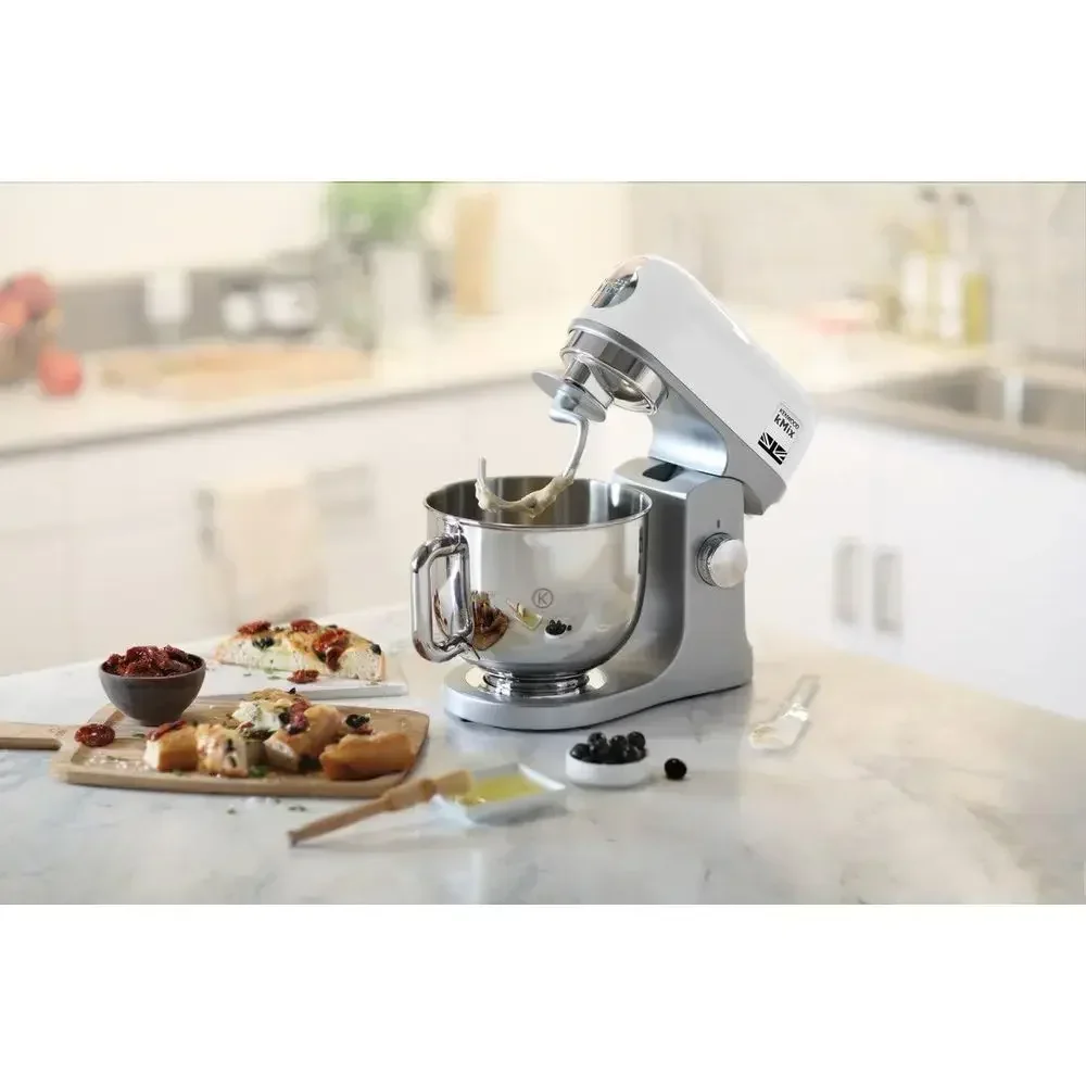 1000W 5L Steel Bowl Planetary Stand Mixer with 3 Mixing Hooks Over 20 Optional Accessories for Laboratory Bakery Kitchen Use