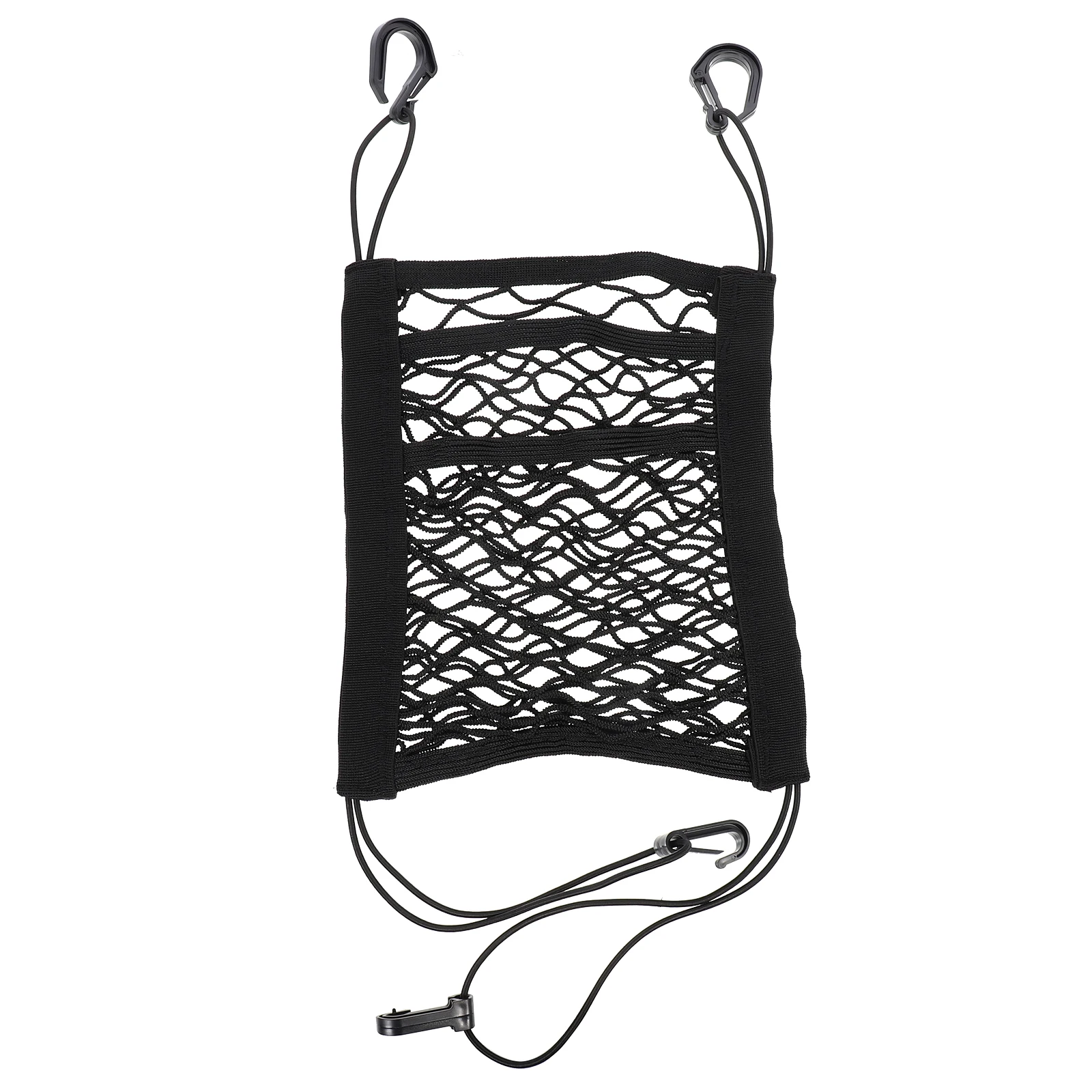 

1pc Car Seat Storage Mesh Bag Large Capacity Cotton Net Auto Seats Organizer SUV Truck Purse Phone Documents Pocket