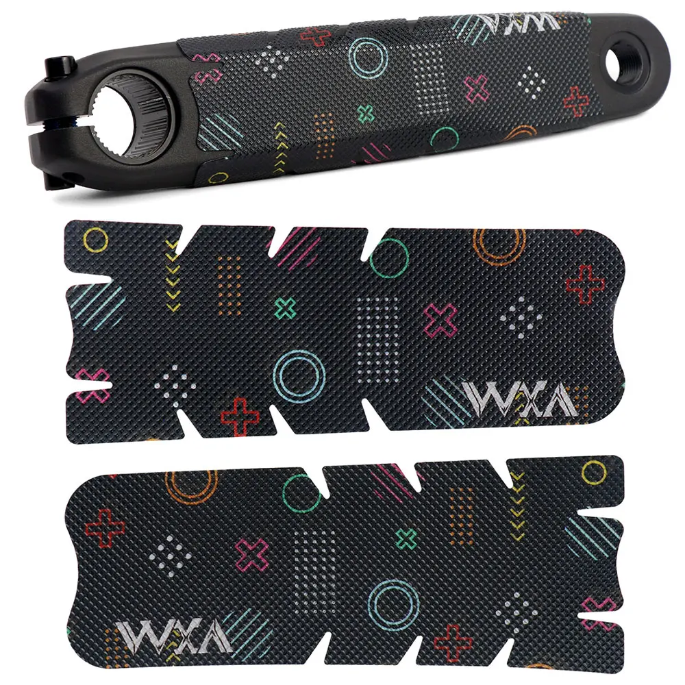 

2 комплекта, защитная пленка для дорожного велосипеда, кривошипный диск, водонепроницаемая, износостойкая, универсальные аксессуары для велосипеда