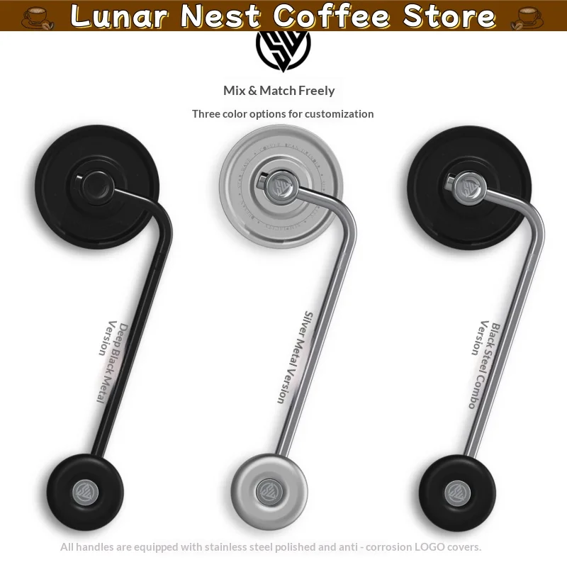 New Starwave Foldable Crank Arm Flat Handle Kit For Comandante C40 C60 Grinder Manual Coffee Grinder Accessory Replacement Part