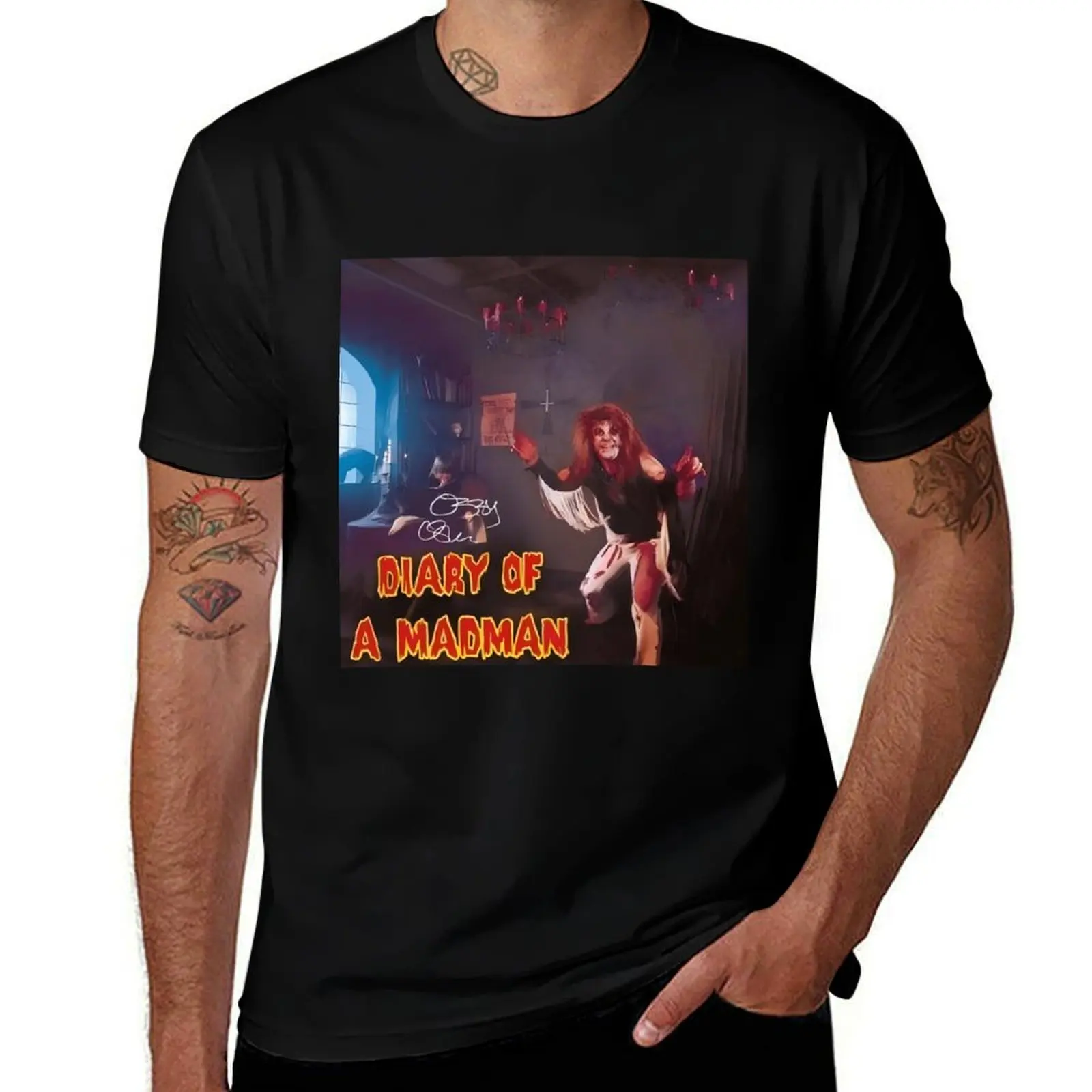 

Diary of a Madman album scary T-Shirt Funny t-shirts tshirts personalised rapper graphic tees men clothing