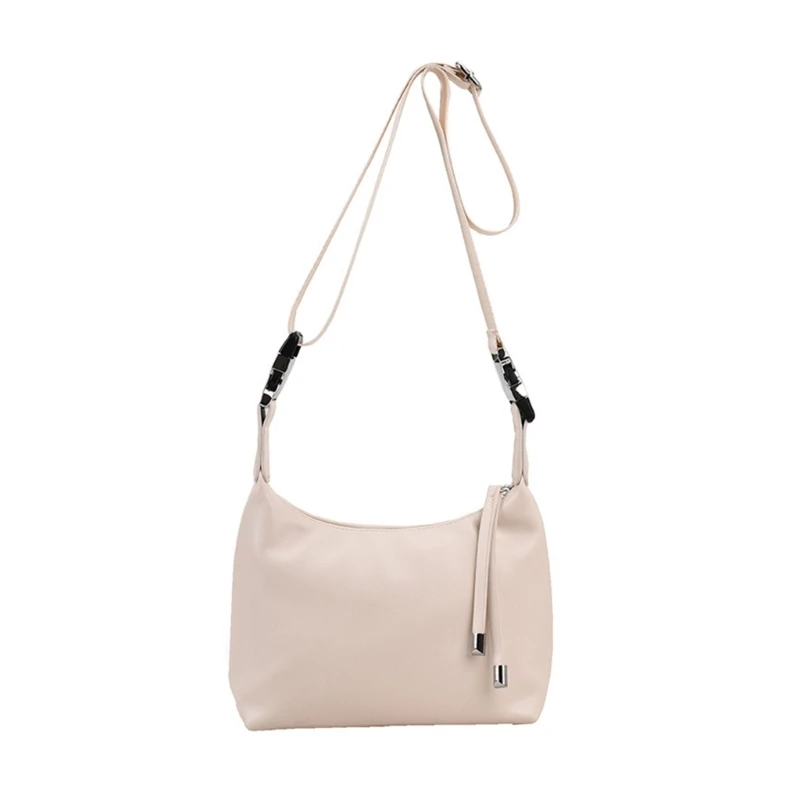 

Simple Style Women Hobo Bag French-Texture Shoulder Bag Fashion Trendy- Bag Solid Color Crossbody Bag Classmates Bag