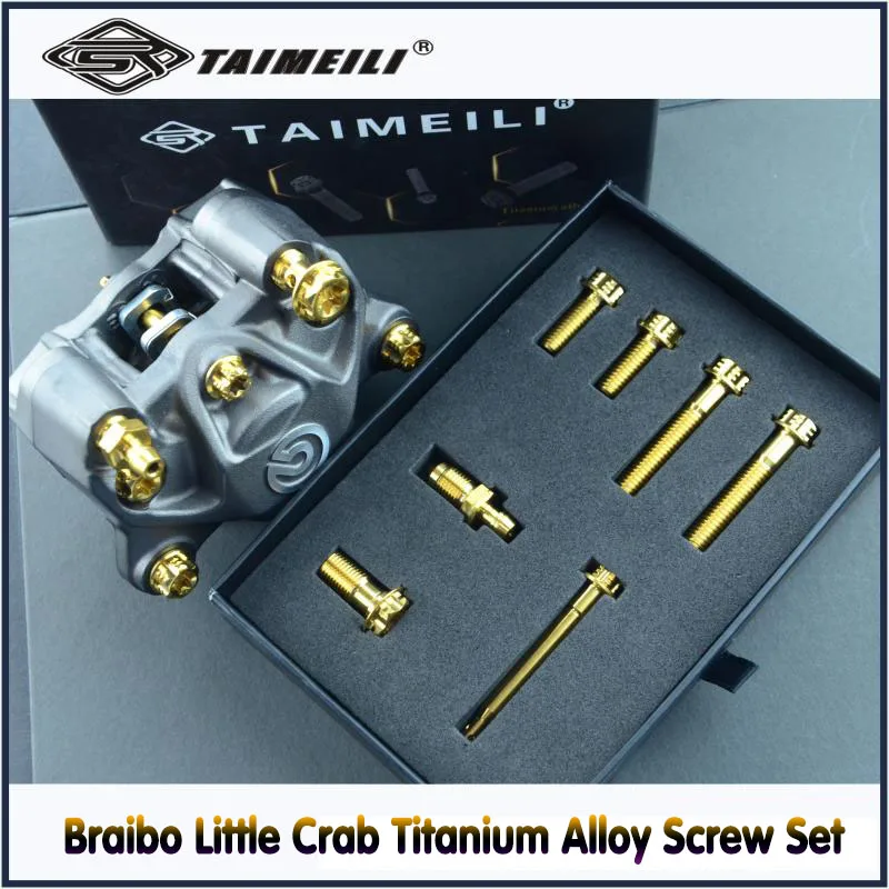 

TAIMEILI TaimeiliTitanium alloy motorcycle brake system Brebo brake system modification screws