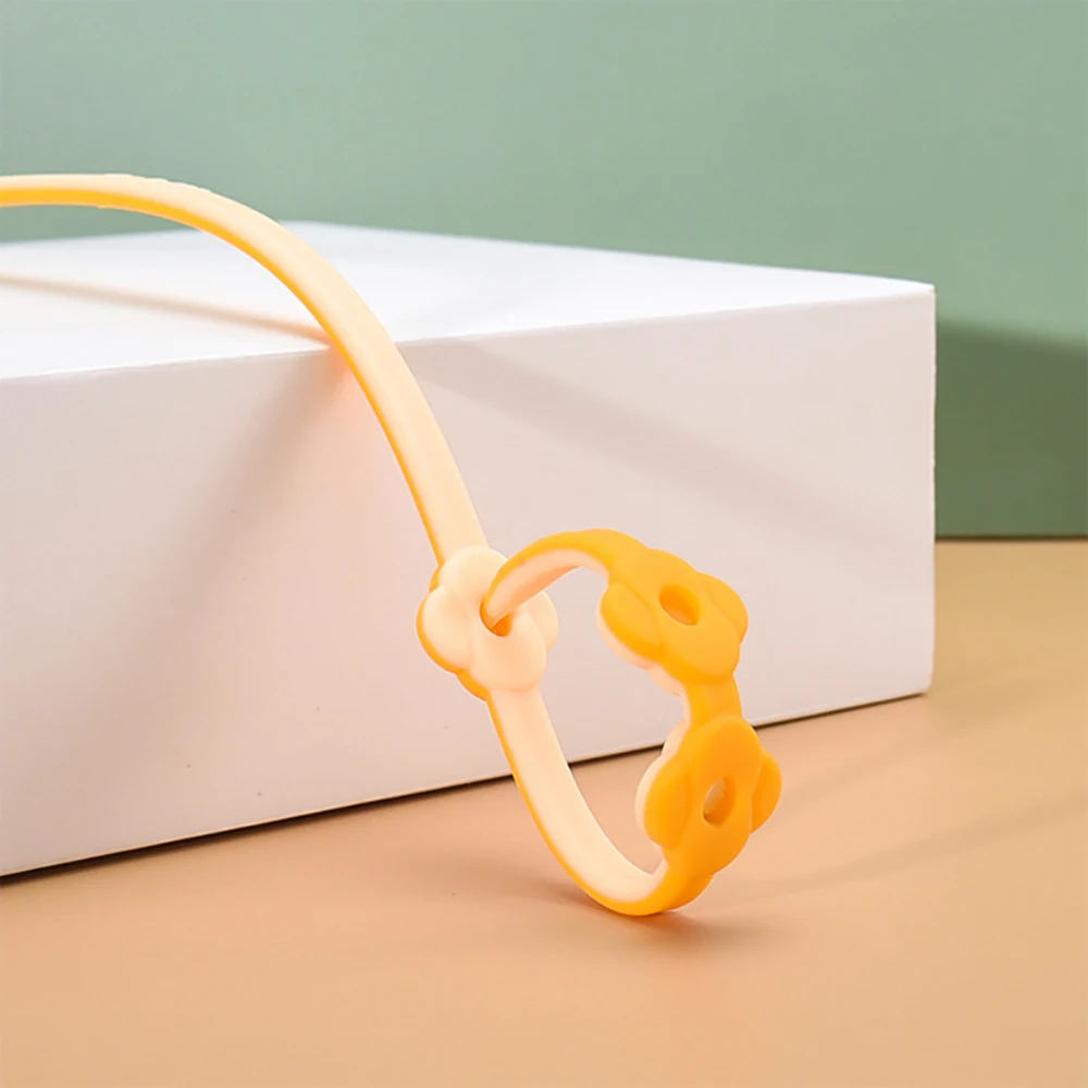 Silicone Flower anti-drop chain Pacifier Clip | Baby Toy Strap | Drop Prevention for Toddlers