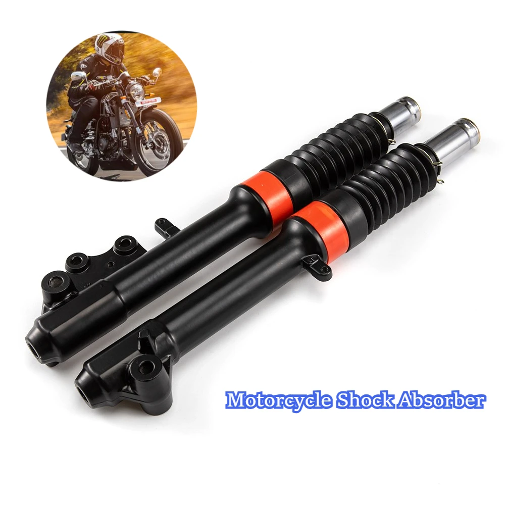 For Land Rover Iron Male BWS Motorcycle Front Shock Absorber 30 Core Hydraulic 38cm Scooter Front Shock Absorber Spring