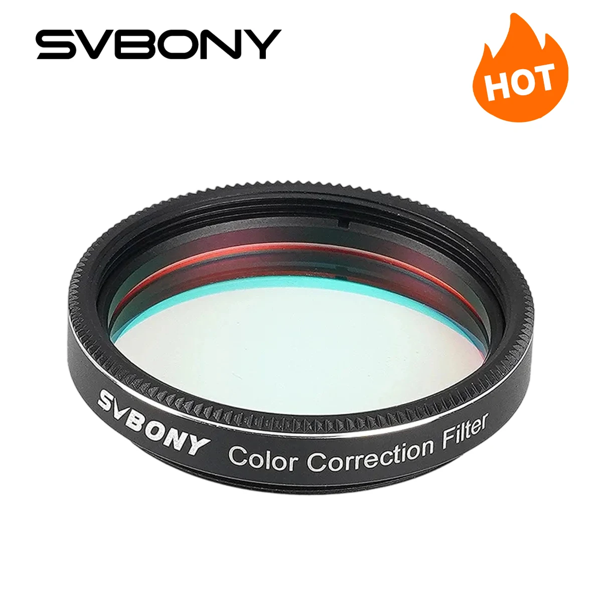 Svbony SV231 1.25'/2' Telescope Filter Color Correction Filter, Double Thread OD＞4 Reduce Harmful Blue Wavelengths for Planetary