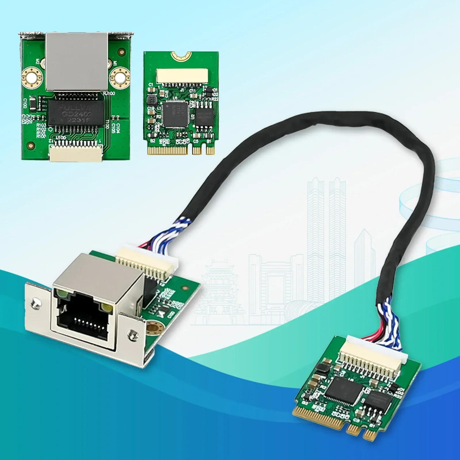 M. 2 A+E single port 2.5G server network card I226 industrial control server network card