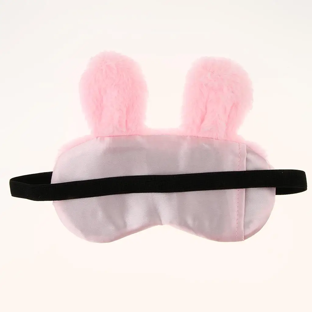 Cute Rabbit Eye Mask Plush Sleeping Blindfold Girls Party Favor Animal Sleep Mask for Kids Rest