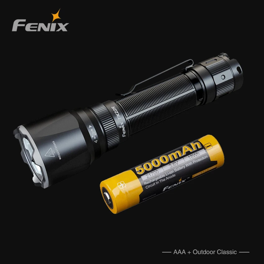 Fenix TK22R 3200 Lumen USB-C Rechargeable Tactical Flashlight