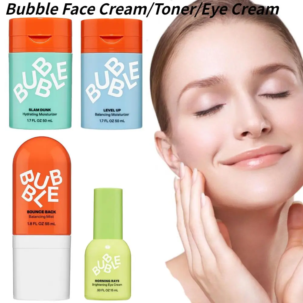 Bubble Moisturizing Face Cream/Toner/Eye Cream Vitamin E & Aloe Vera Gel Repairing Nourishing Moisturizing Skin Care Product