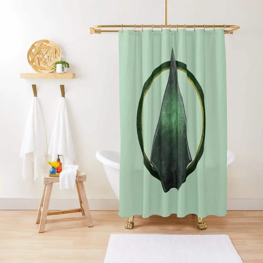 

Green Arrow symbol Shower Curtain Shower Sets For Bathroom Waterproof Shower Curtain