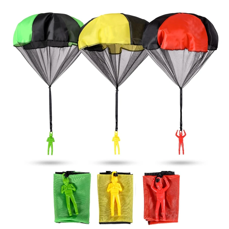 

Hand Throwing Mini Soldier Parachute Funny Toy for Kid Game Play Educational With Figure Soldier Outdoor Fun Sports Play Game