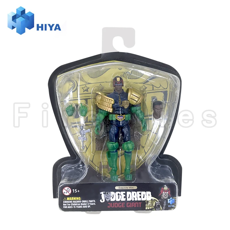 1/18 HIYA 4inch Action Figure Exquisite Mini Series Judge Dredd Judge Giant Anime Model Toy