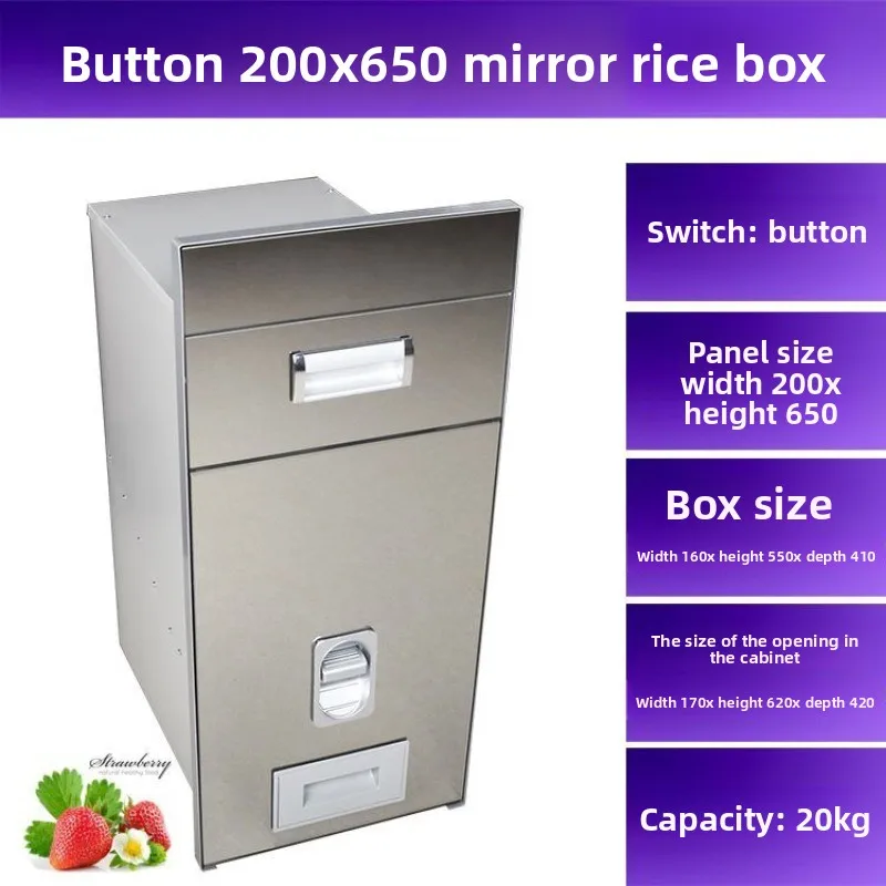 New embedded cabinets, stainless steel/color steel rice cabinets, metered glass storage mirror cabinets