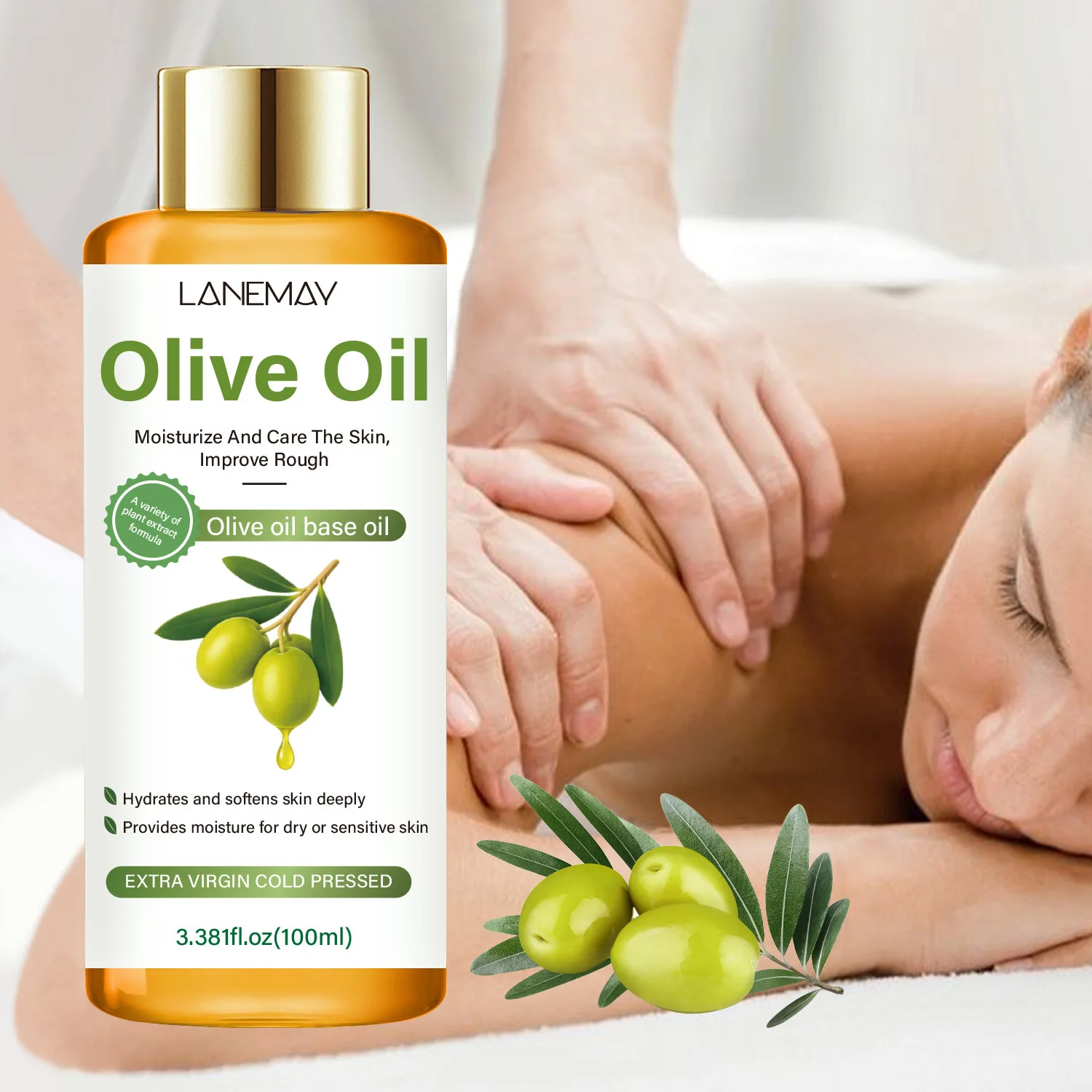 Aceite de Oliva 100% Puro – Prensado en Frío, Extra Virgen para el Cuidado de la Piel y el Cuerpo. Descubra el nutricional valor atemporal del aceite de oliva 100% puro.