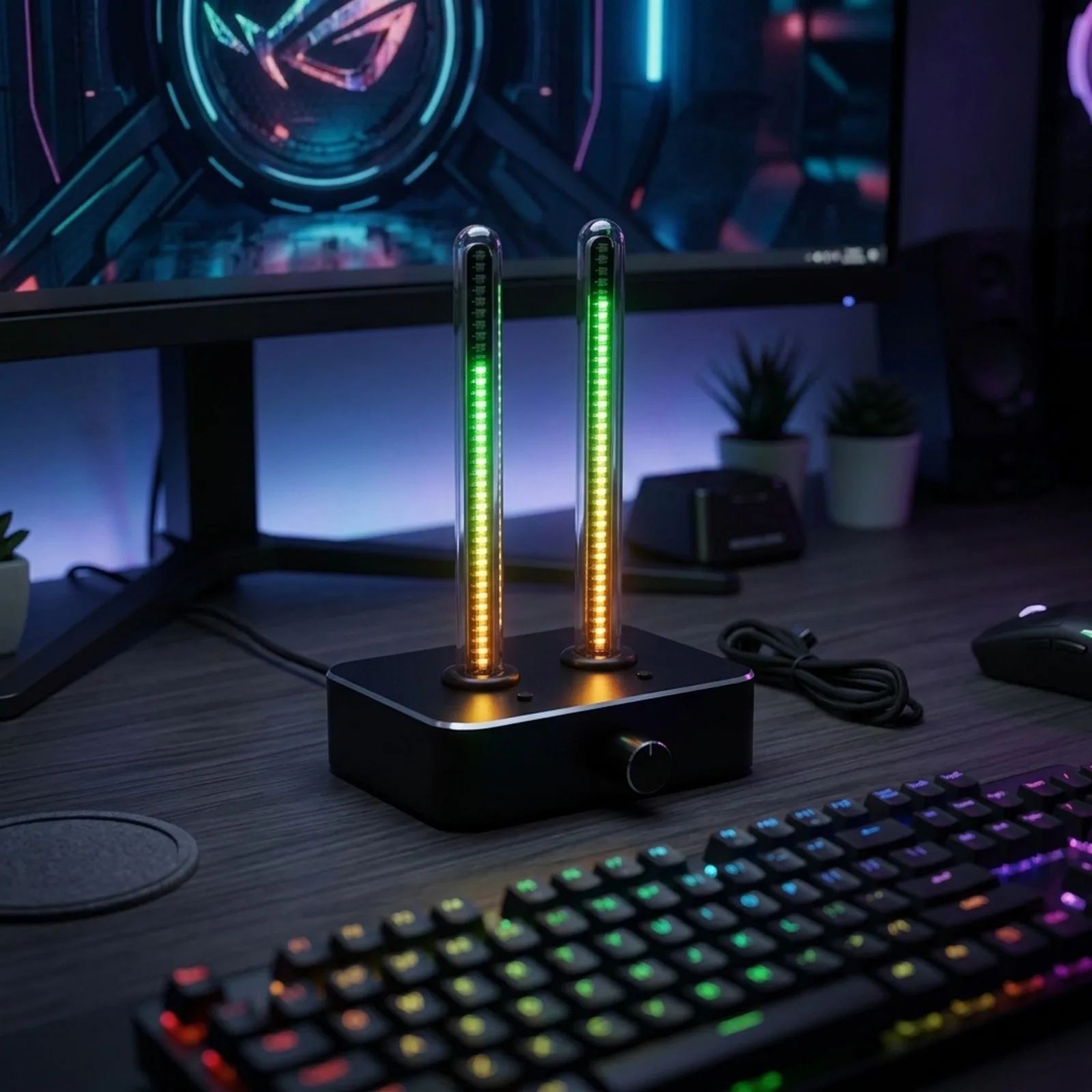 For Retro IN9 Digital Tube Audio For Spectrum Analyzer RGB LED Sound Level Meter USB P'owered Desktop Decoration For Music