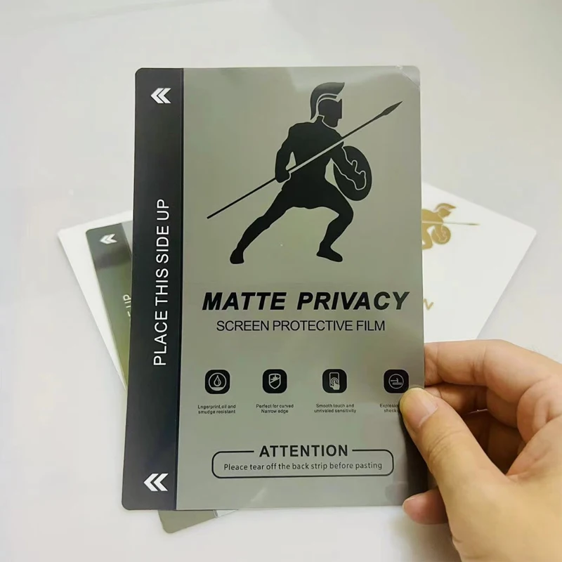 TPU HD МАТОВАЯ ПОДВЕСКА Гибкая гидрогелевая пленка Универсальная прямая изогнутая машина для резки экрана Защитная пленка для экрана мобильного телефона