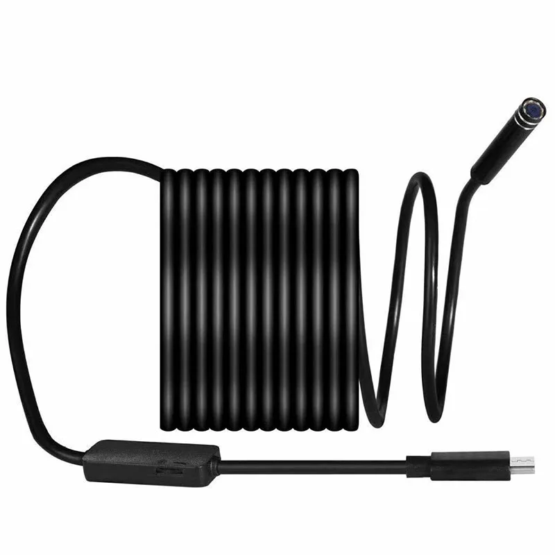 Imagem -06 - Câmera de Inspeção Endoscópio hd Usb-c Borescope 8led Lights Câmera Snake Impermeável Flexível para Otg Android Phone pc