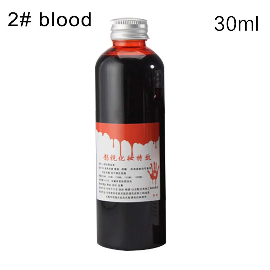 Fake Blood Gel Tube Horror Fancy Dress Costume Halloween Party Tool 30-100ml 2024 Halloween DecoracióN для дома полезные вещи