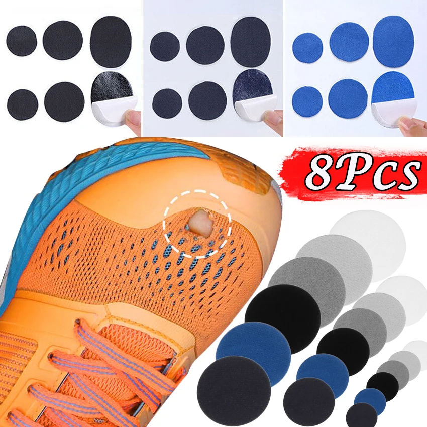 4/8pcs New Sports Shoes Patches Breathable Shoe Pads Patch Sneakers Heel Protector Adhesive Patch Repair Shoes Heel Foot Care