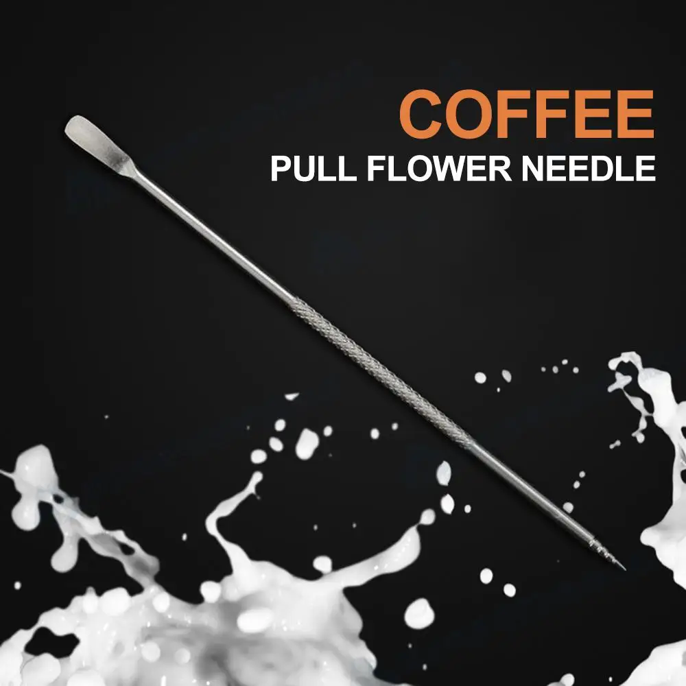 Coffee Art Needles Stainless Steel Latte Art Coffee Needle Pen Barista Tool Cafe Accessorios Latte Cappuccino Barista Tools