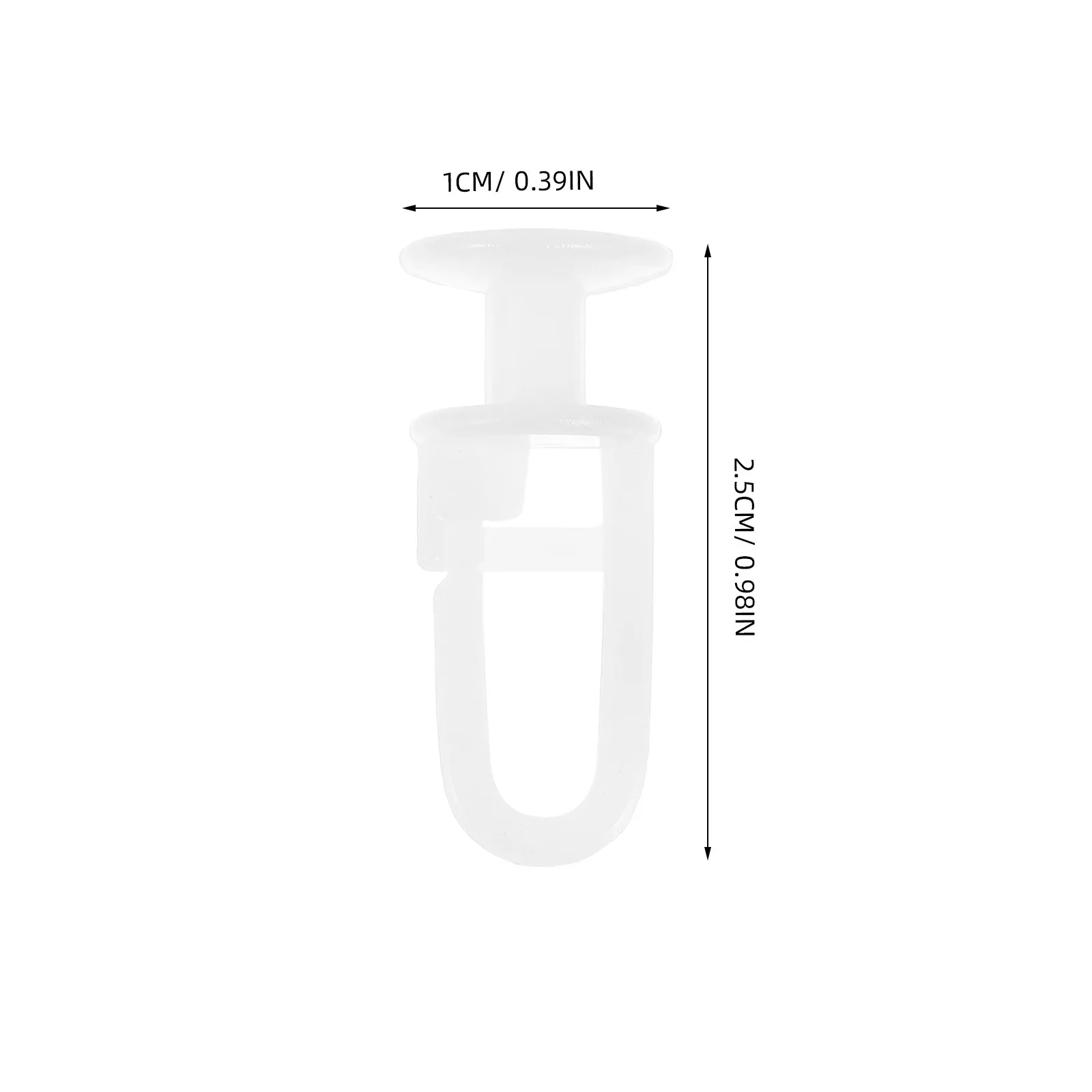 50Pcs Curtain Track Accessories Silent Gliders Smooth Sliding Curtain Track Hooks Ceiling Window Treatment Hardware
