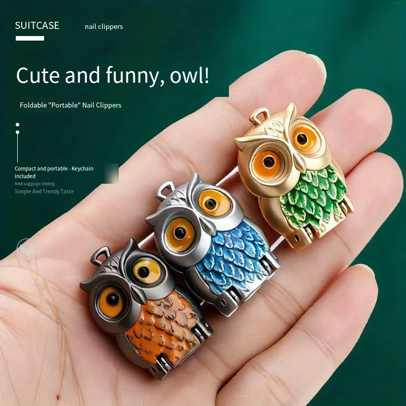 

Красиво выполненные в виде совы ножницы для ногтей, которые можно использовать как брелок для ключей, складные и портативные, идеально подходят для путешествий и ухода за собой. Острые лезвия