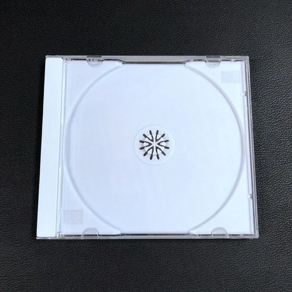 Translucency CD Protective Case Anti-scratch Dust Protection Disc CD Box Standard Clear Single Disc Storage Package Case