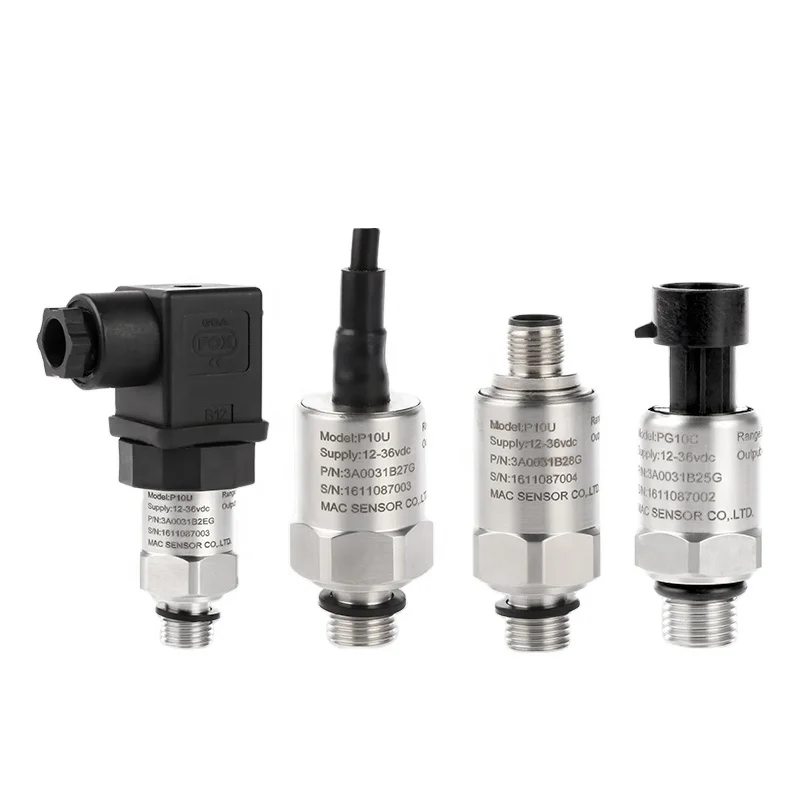 

4-20ma Hart 5v 24v 0-100psi 0-250 bar 50 bar 10 bar Low Range Pressure Transmitter Transducers Sensor With Rs485 for Water