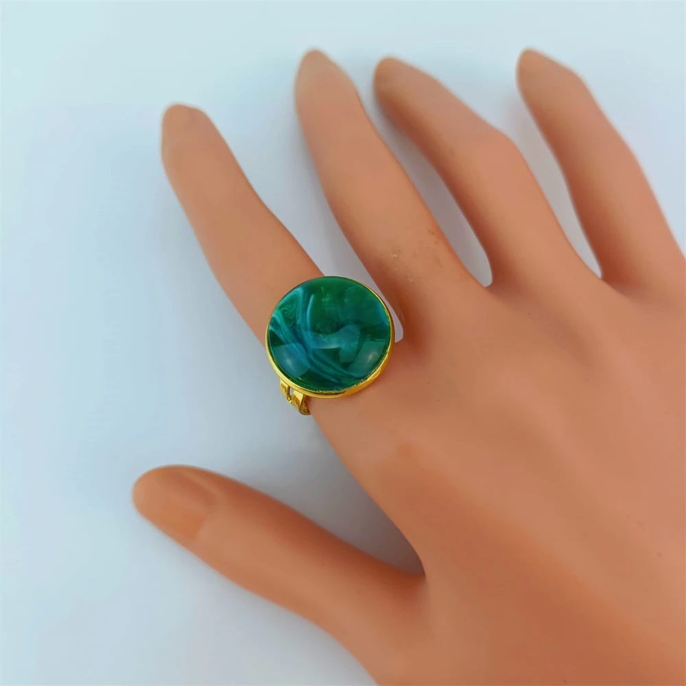 EMMA مجموعات مجوهرات ذهبية اللون فاخرة قلادة أقراط سوار خواتم مجموعات مناسبة لهدايا الزفاف النسائية