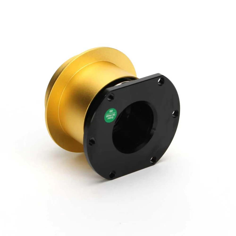 Golden QR1 racing simulator steering wheel metal quick release device suitable for FANATEC Base