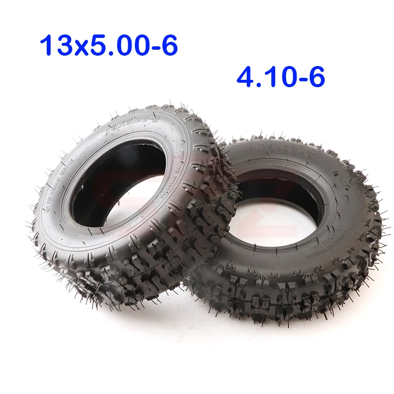 1PC ATV Go kart MIni Quad 4.10-6 inch 13x5.00-6  tire snowplow tires Snowmobile    beach