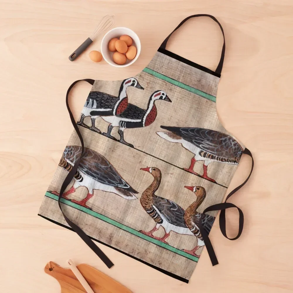 

Geese of Atet Apron painting Men kitchen Apron