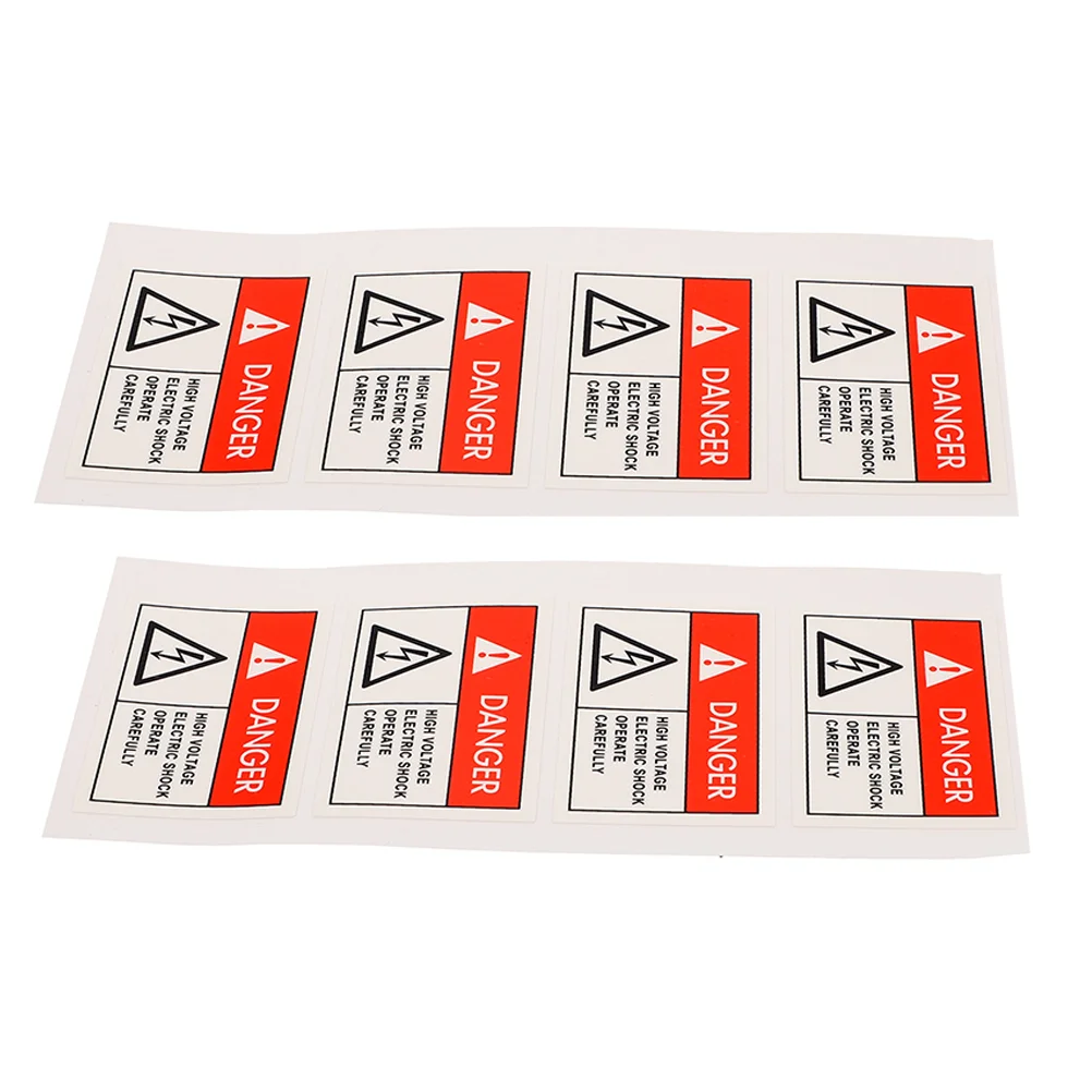 Warning Electric Shocks Sticker Anti-electric Label Danger Sign for Caution Decal Stickers