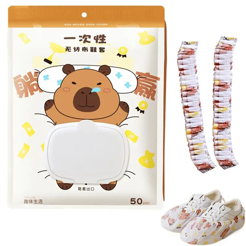 

Cartoon Shoe Cover Slip-Resistant Home Indoor Shoe Cover Portable Wall-Mounted Foot Booties Coverings For Living Room