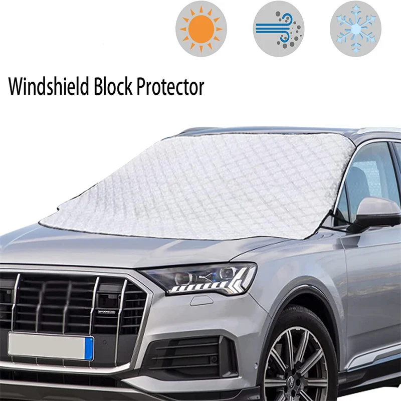 150x70cm Car Snow Ice Protector Visor Waterproof Protector Cover Car Front Windscreen Cover Windshield Auto Exterior Accessories