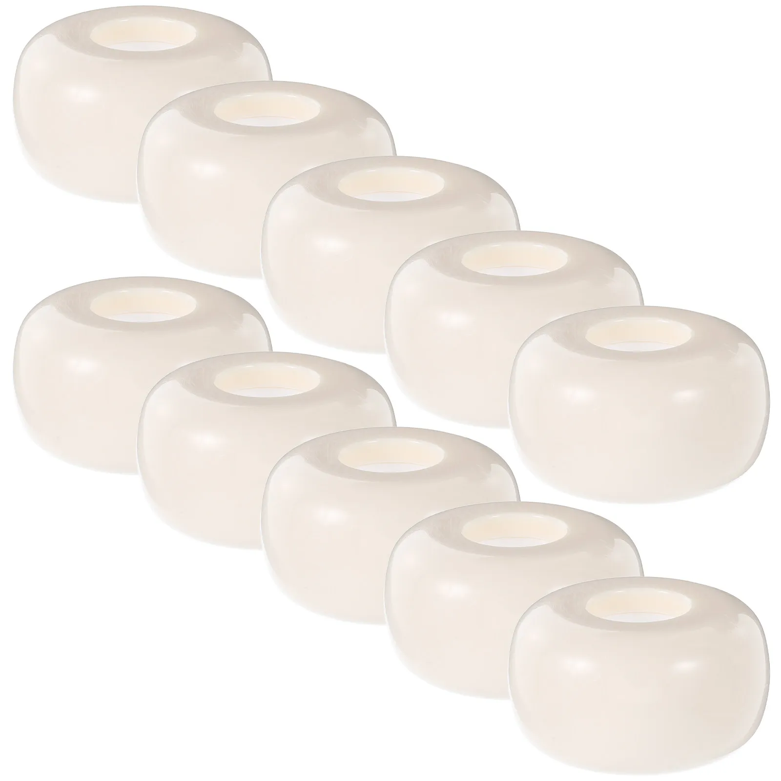 10Pcs Faux Wood Essential Oil Diffuser Lids 28-Tooth Thickened Flat Round Caps for Aroma Bottles Fragrance Air