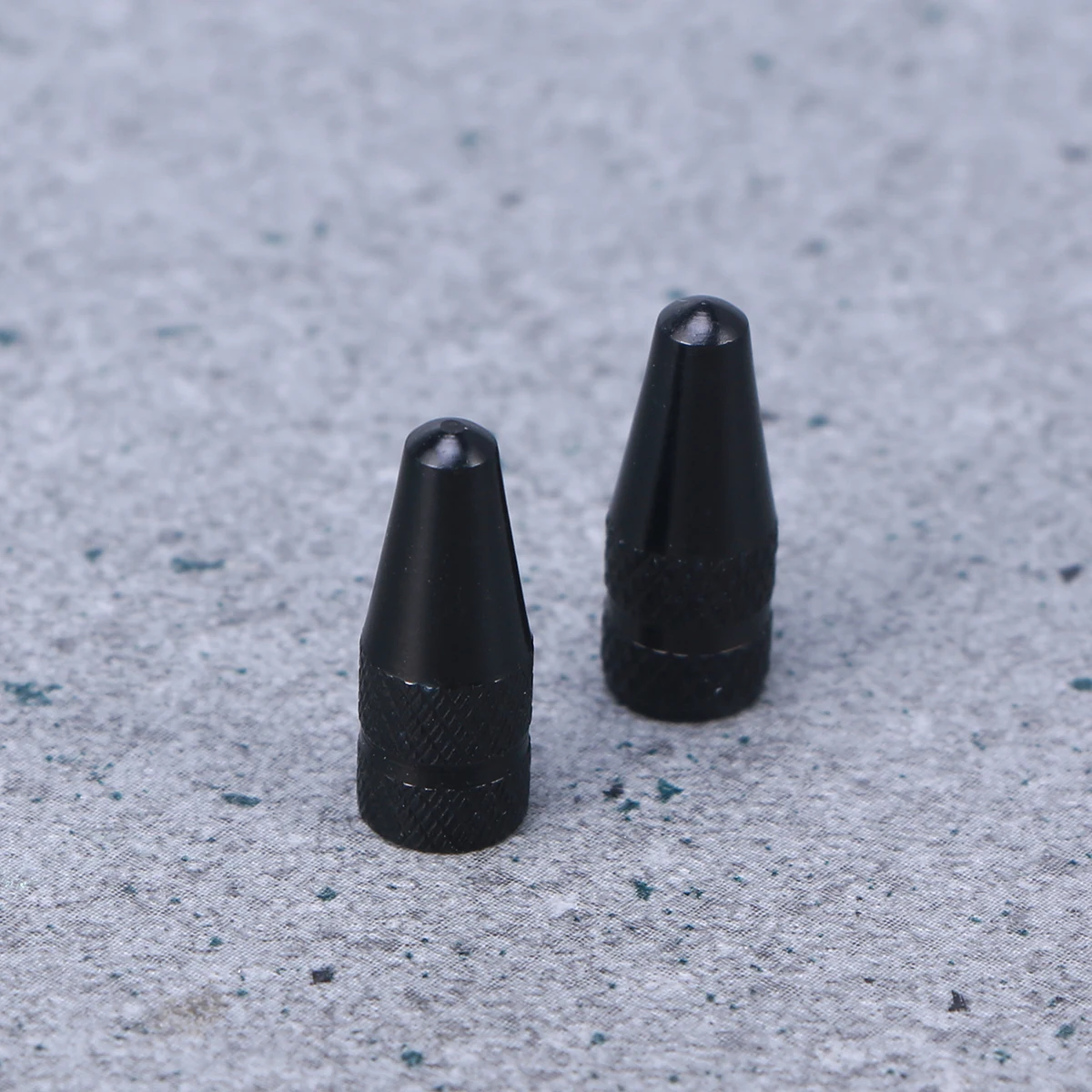 

12pcs Aluminum Alloy Bike Tire Caps Road Bicycle Dust Covers Sealing Air Valve Caps Black Sturdy Decorative