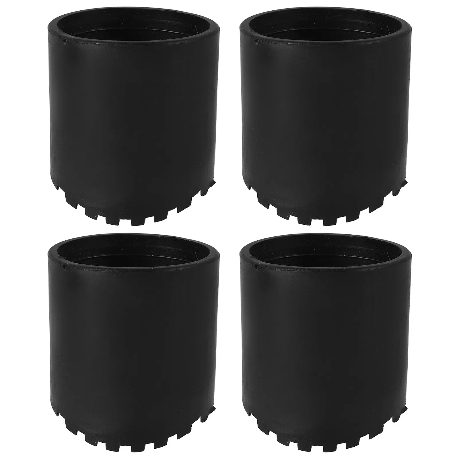 4Pcs Ladder Rubber Feet Replacement Non-Slip Round Cushion Pads for Telescoping Ladders Ladder Guard Protection and Surface